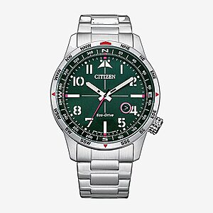 43mm Citizen Men's Eco-Drive Watch w/ Stainless Steel Bracelet $150 + Free S&H