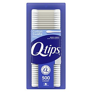500-Ct Q-tips Cotton Swabs $3