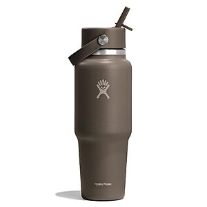 32-Oz Hydro Flask Flex Straw Travel Insulated Stainless Steel Water Bottle $21.40