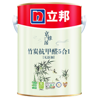 立邦 京雅居系列 竹炭抗甲醛5合1面漆 白色 5L
