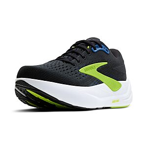 Brooks Men's Ghost Max 3 Running Shoes (Limited Sizes, Black/White/Green) $94.95 + Free S&H