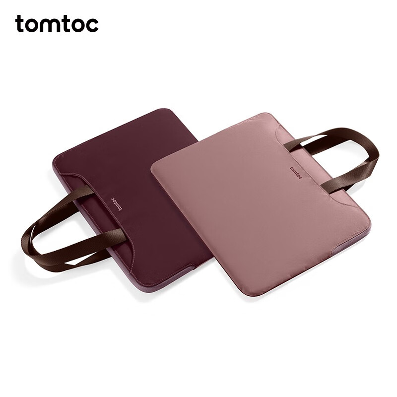tomtoc 14英寸轻薄手提电脑包 莓果红