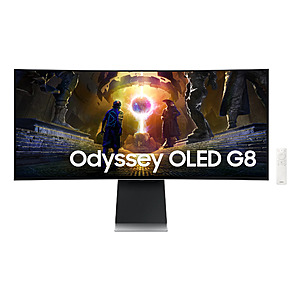34" Odyssey G85SD 3440x1440 175Hz OLED Curved Gaming Monitor $600 + Free S&H