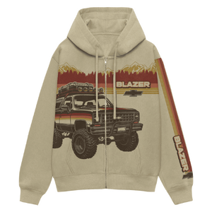 Chevy "Blazer" Men's Full-Zip Hoodie (Gravel, Limited Sizes) $8.70