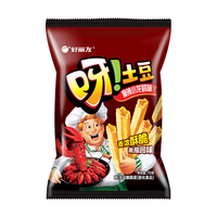 好丽友 经典薯条 呀！土豆 麻辣小龙虾味 70g 假期游玩必备