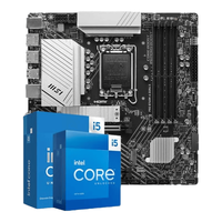 微星 B760 Z790 主板 搭 英特尔 i5 主板CPU套装 板u套装 PRO B760M-A 1559元