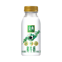 伊利 金典 鲜牛奶 巴氏杀菌 冷藏 235ml 瓶装 235ml 4瓶