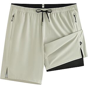 maamgic Men's 9" Swim Trunks w/ Zipper Pockets & Liner (Various) $12