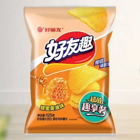 好丽友 经典薯片 好友趣 蜂蜜黄油味 125g