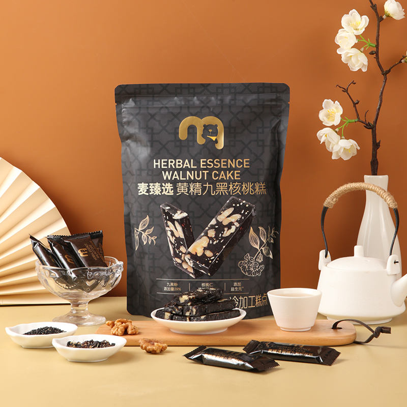 麦臻选 黄精九黑核桃糕 500g