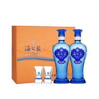 洋河 海之蓝42度480ml*2瓶礼盒白酒2018版