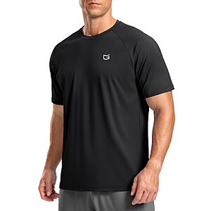 G Gradual Men's Moisture-Wicking UPF 50+ Short Sleeve Athletic T-Shirt (Various) $10