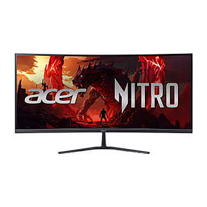 34" Acer Nitro ED0 3440x1440 120Hz 1ms FreeSync Curved Gaming Monitor $189 + Free S&H