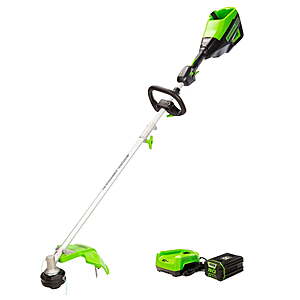 Greenworks 16" 80V Brushless String Trimmer w/ 2.5Ah Battery + Rapid Charger $161 + Free S&H