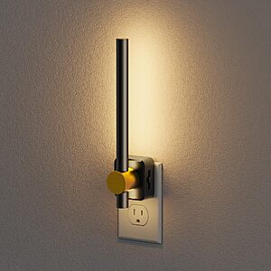 JandCase Dimmable LED Plug-In Night Lights w/ Dusk-to-Dawn Sensor (Various) from $5