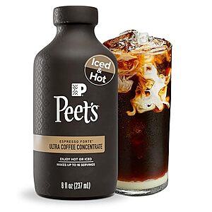 8-Oz Peet's Coffee Ultra Coffee Concentrate (Espresso Forte) $12.60 w/ S&S