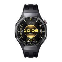 华为 WATCH GT 6 Pro 蓝牙版 智能手表 45.6mm 曜石黑 氟橡胶表带