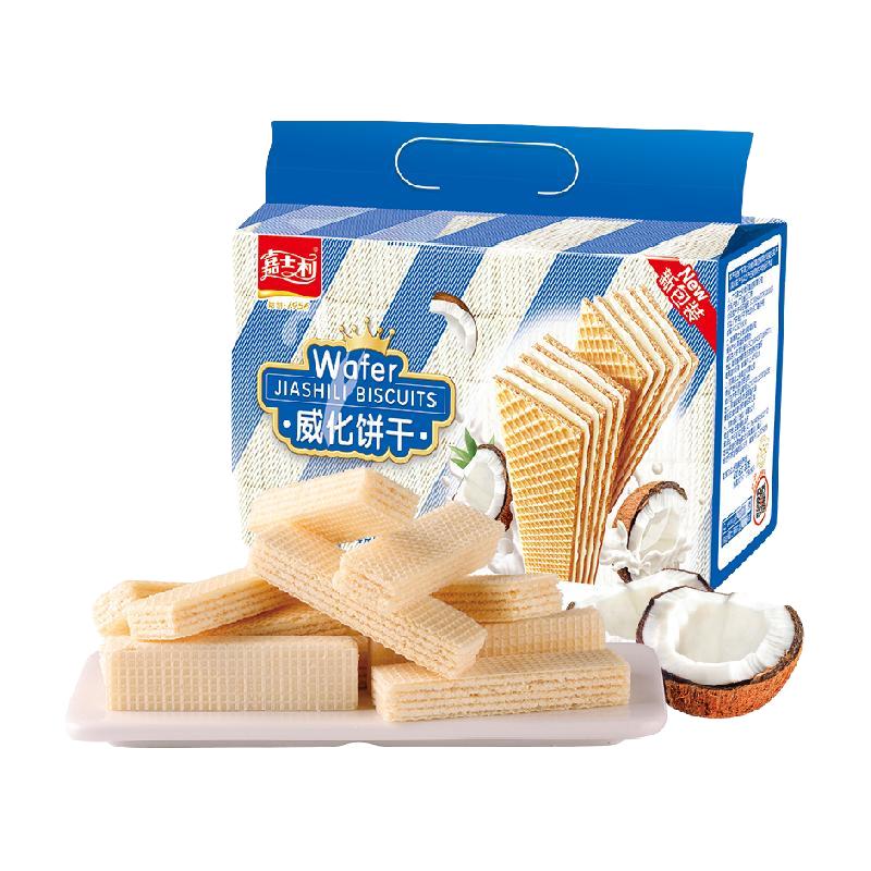 嘉士利 威化饼干椰子味454g*1件
