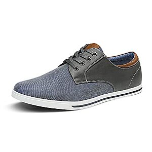 Bruno Marc Men's Canvas Oxford Casual Sneakers (3 Colors) $22 [Limited Sizes] + Free S&H