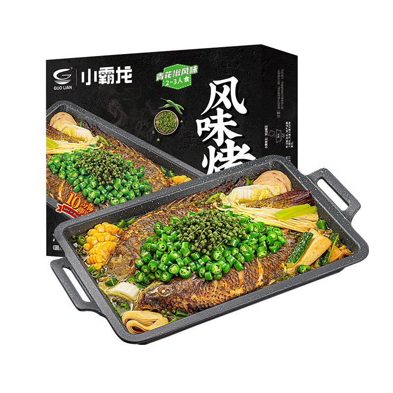 国联 小霸龙 风味烤鱼 青花椒风味 1kg（2斤）