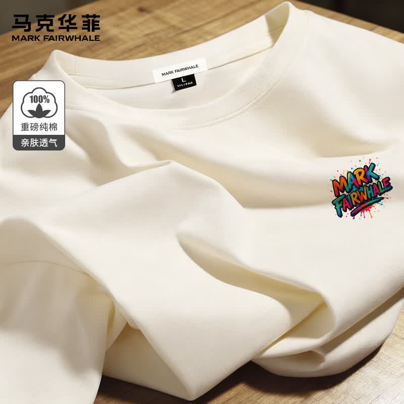 马克华菲 ZMK彩绘马X 100%棉 男士T恤