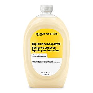 50-Oz Amazon Essentials Liquid Hand Soap Refill (Milk & Honey) $2.60 w/ S&S + Free S&H