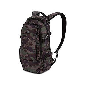 Luggage, Backpacks & More: 18" 15.9L SwissGear City Pack Backpack (Camo/Green) $37 & More + Free S/H for Prime Members
