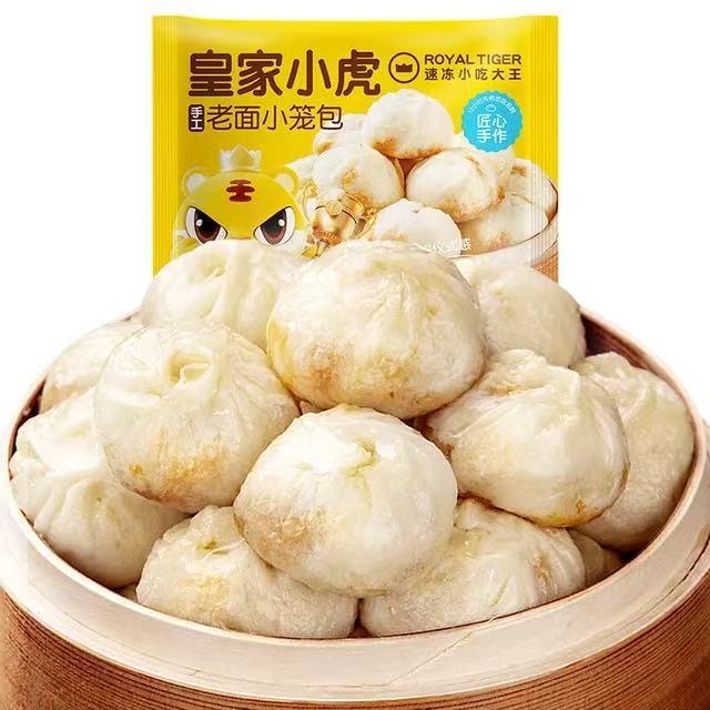 皇家小虎 香辣小笼包400g 任选5件