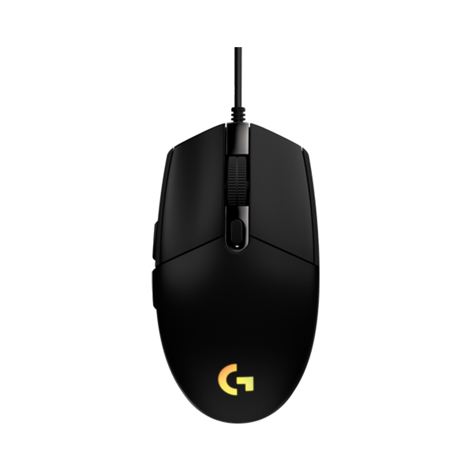 罗技 G102 二代 有线鼠标 RGB流光灯效 轻量化设计 宏程 黑色