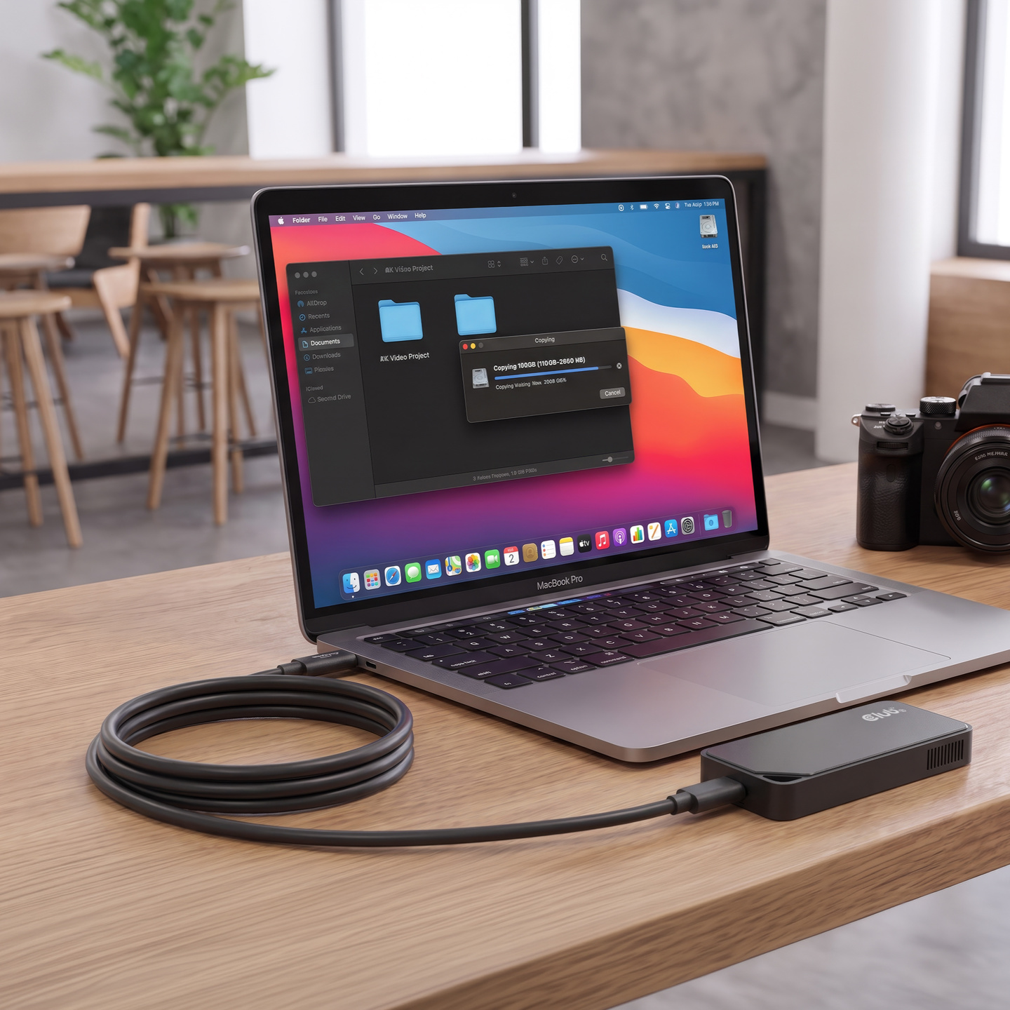 Club 3D 推出 USB4 主动冷却移动硬盘盒、65W 双口卡片氮化镓充电器