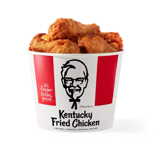 KFC Restaurant Offer: KFC Bucket Offer (Chicken, Wings, Tenders or Nuggets) Free w/ $15+ Purchase (Valid thru 10/11)