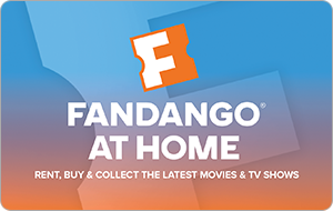 $25 Fandango at Home eGift Card (Email Delivery) $20