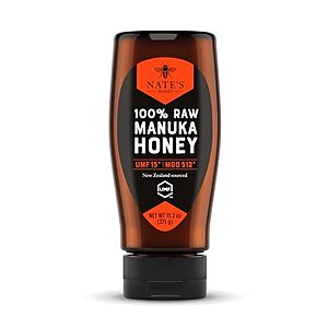 13.2-Oz Nate's Raw Manuka Honey $12 w/ S&S