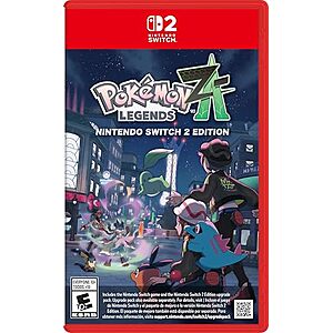 Prime Members: Pokémon Legends: Z-A (Nintendo Switch 2 Edition) $39.90 + Free S&H