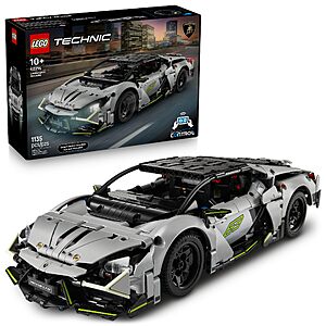 1135-Pc LEGO Technic Lamborghini Revuelto Super Sports Car Toy w/ Remote Control $152 + Free S&H