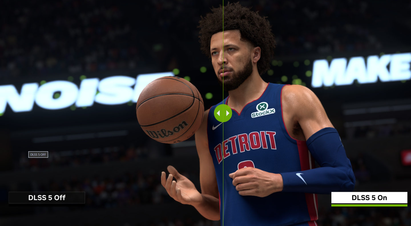 英伟达 DLSS 5 发布:支持 RTX 50 系显卡,首发支持《NBA 2K27》游戏