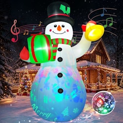 Yexmas 6.3-Foot Inflatable Christmas LED Snowman for $43 + free shipping w/ $35