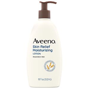 18-Oz Aveeno Skin Relief Moisturizing Lotion for Very Dry Skin (Fragrance-Free) 2 for $7.25 + Free Pickup on $10+