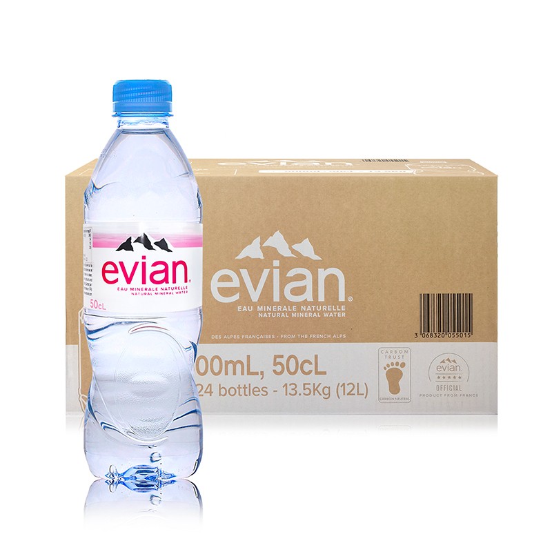 依云 麦德龙商超！依云天然矿泉水 500ml*24瓶