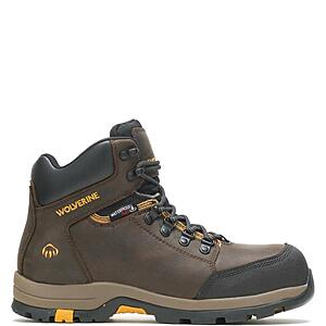 Wolverine Men's Work Hiker Mid Waterproof Boots (Soft or Steel Toe) $65 & More + Free S&H