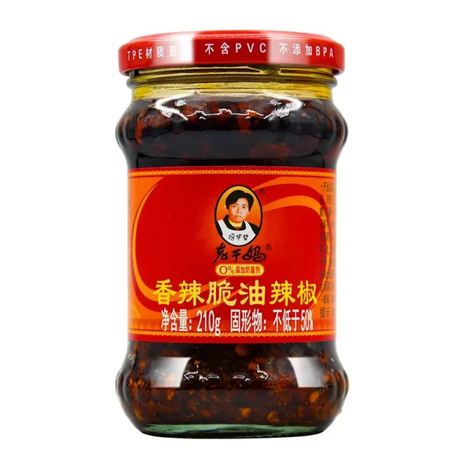 老干妈 香辣脆油辣椒酱 210g 10.5元