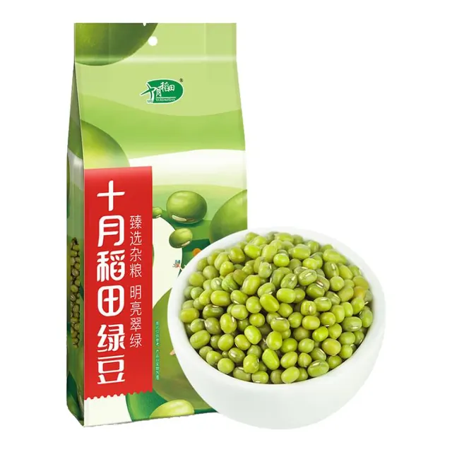 十月稻田 内蒙古绿豆 500g 0.52元