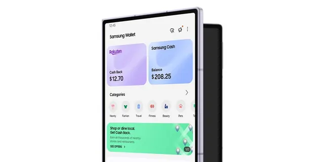 Samsung launches a virtual cash back card for Wallet, completely unrelated to the Galaxy Card