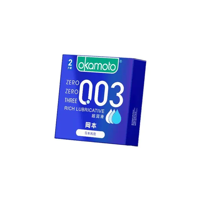冈本 蓝金003 超薄安全套 2只 8.4元