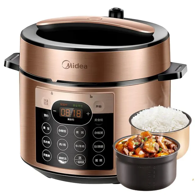 宅家食光：美的 MY-YL50Q3-451 电压力锅 5L 176.73元（需用券）