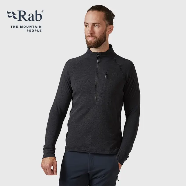 户外徒步：Rab QFF-74 保暖透气 黑色 抓绒衣 297.9元（需用券）