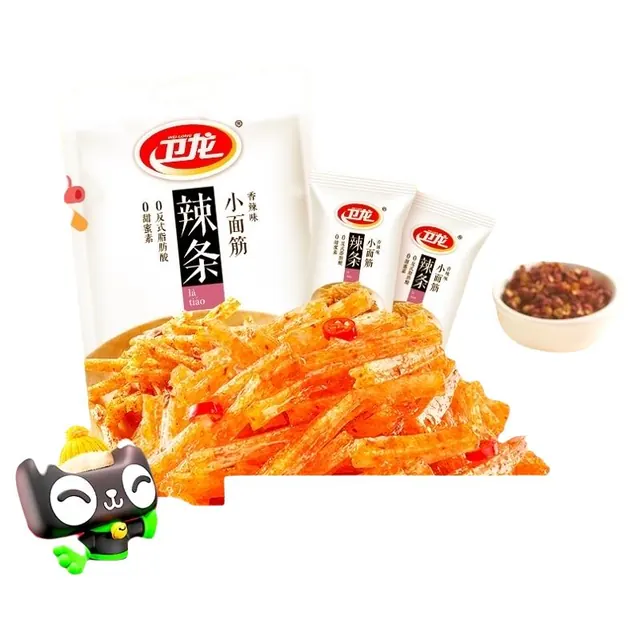 88VIP：卫龙 小面筋辣条香辣非油炸经典休闲零食解馋独立小包装 2.43元（需用券）