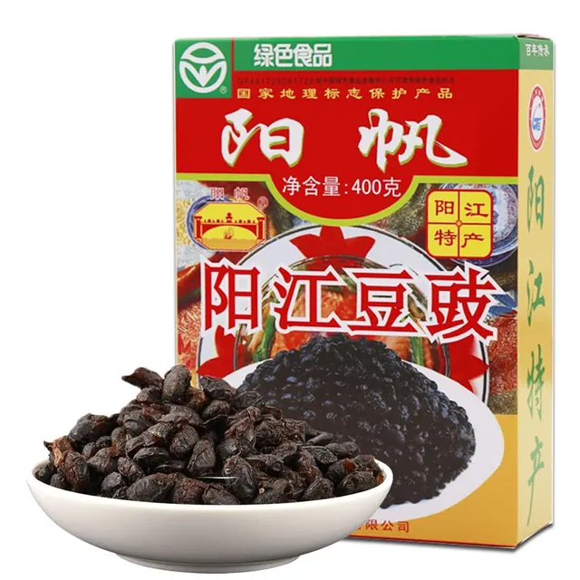 宅家食光：阳帆 阳江豆豉 400g 红盒装 6.9元（需用券）