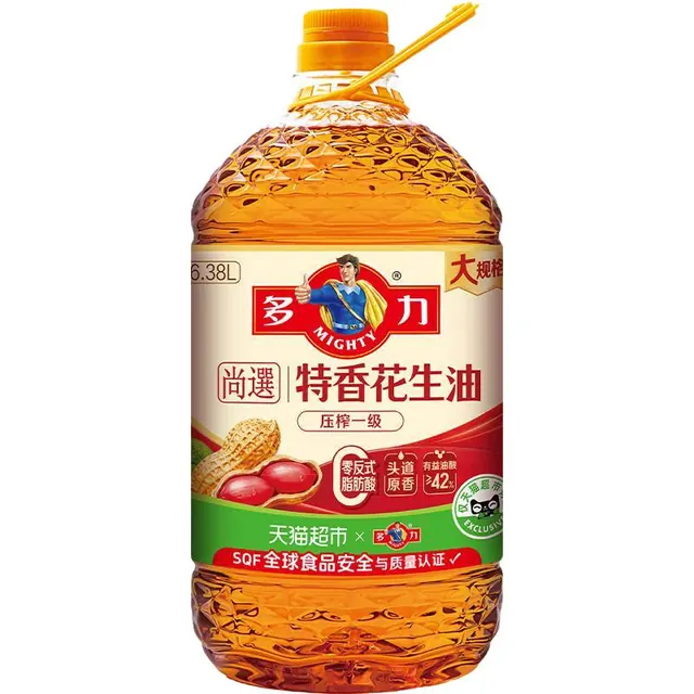 88VIP：多力 压榨一级特香花生油 6.38L 食用油 72.78元