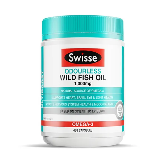 88VIP：斯维诗 omega-3 无腥味高浓度野生鱼油胶囊 400粒 保税区直发 120.05元（需用券）
